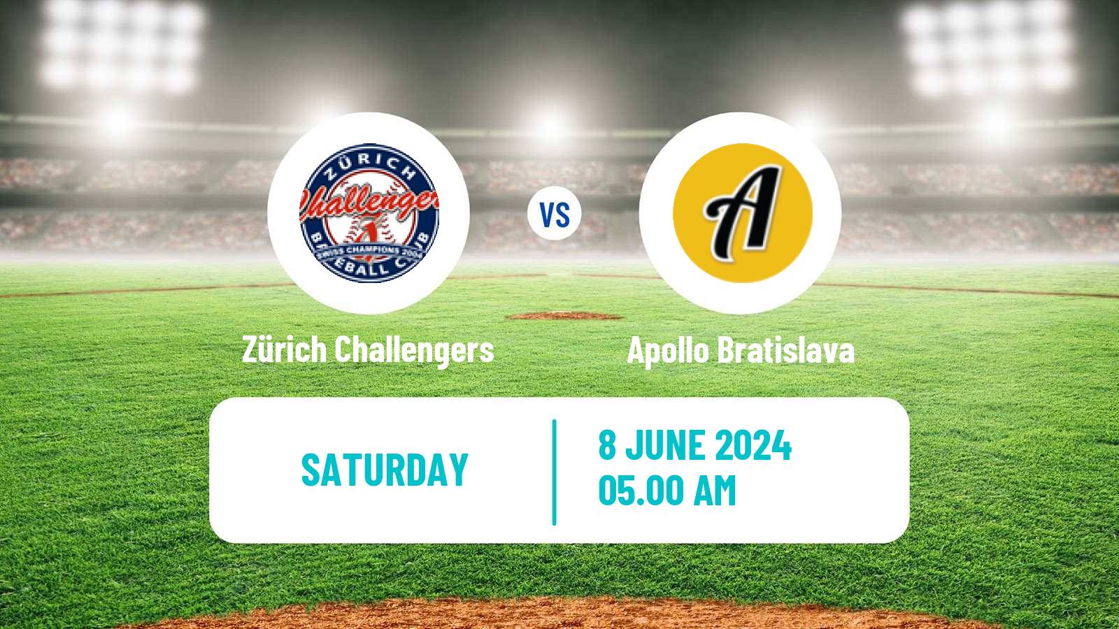 Baseball  Federations Cup Baseball Zürich Challengers - Apollo Bratislava