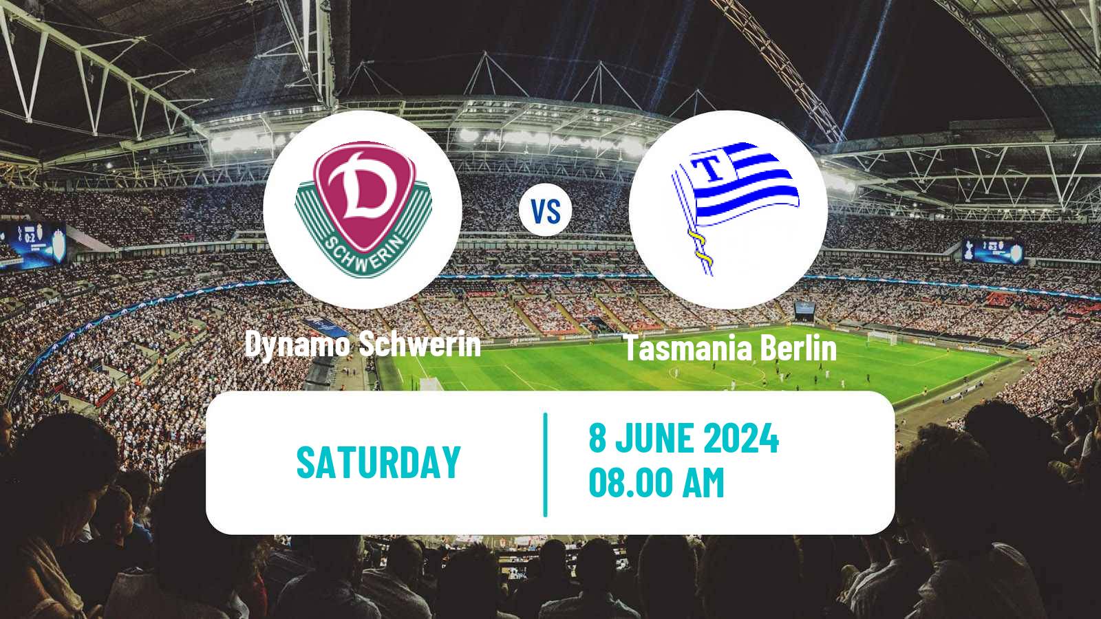 Soccer German Oberliga NOFV-Nord Dynamo Schwerin - Tasmania Berlin