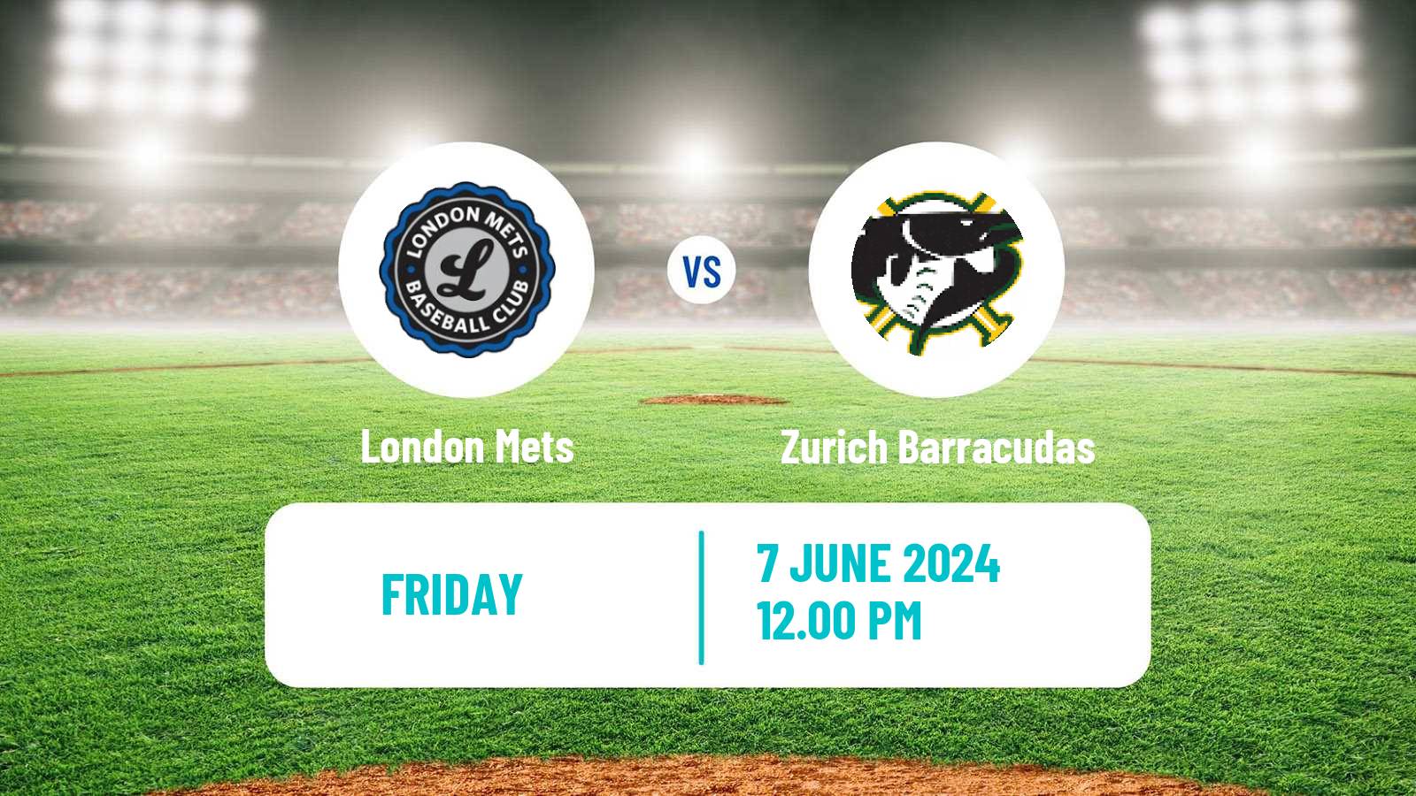 Baseball  Federations Cup Baseball London Mets - Zurich Barracudas