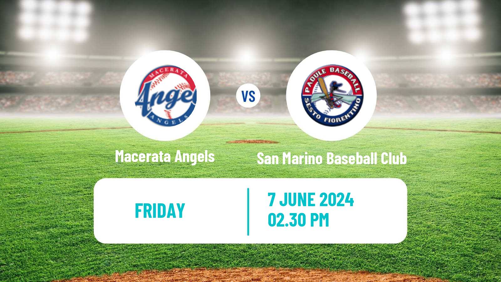 Baseball Italian Serie A1 Baseball Macerata Angels - San Marino Baseball Club