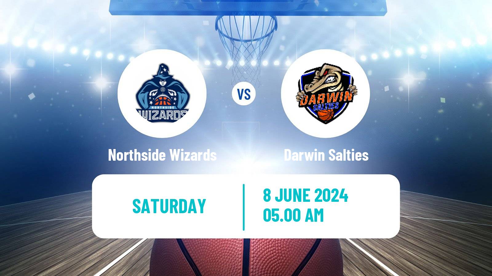 Basketball Australian NBL1 North Northside Wizards - Darwin Salties