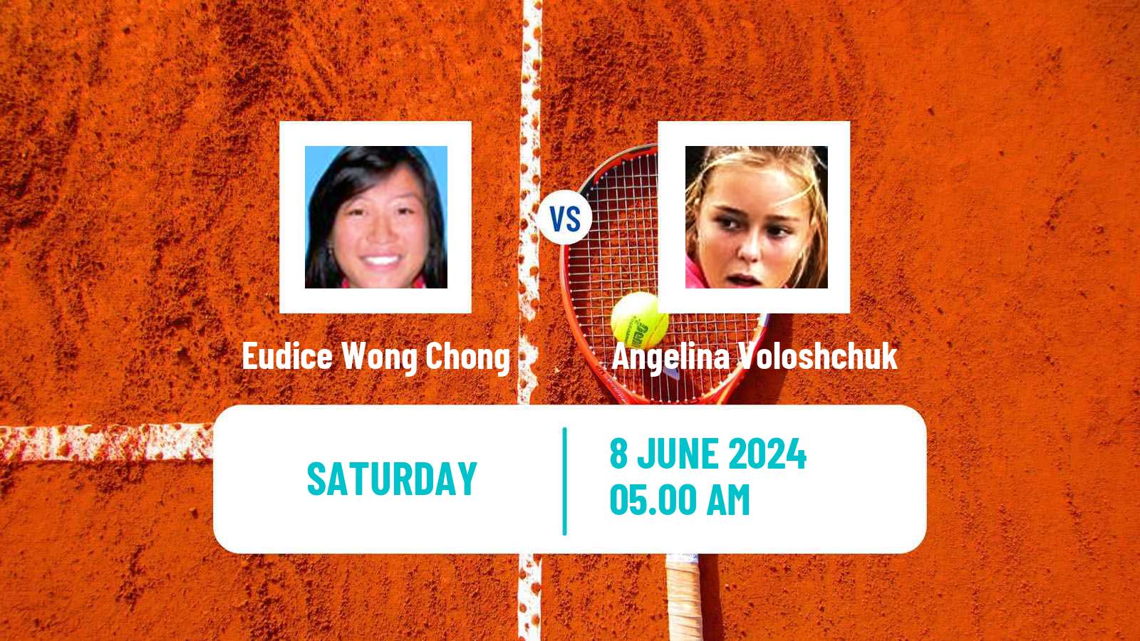 Tennis ITF W50 Montemor O Novo 2 Women Eudice Wong Chong - Angelina Voloshchuk