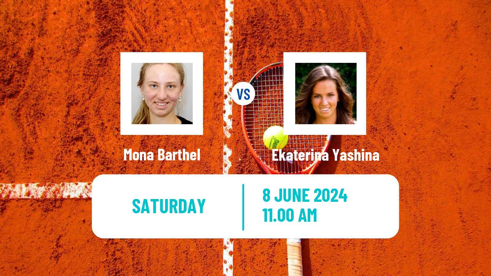 Tennis Valencia Challenger Women 2024 Mona Barthel - Ekaterina Yashina