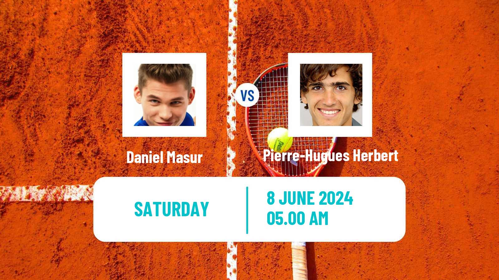Tennis ATP Stuttgart Daniel Masur - Pierre-Hugues Herbert