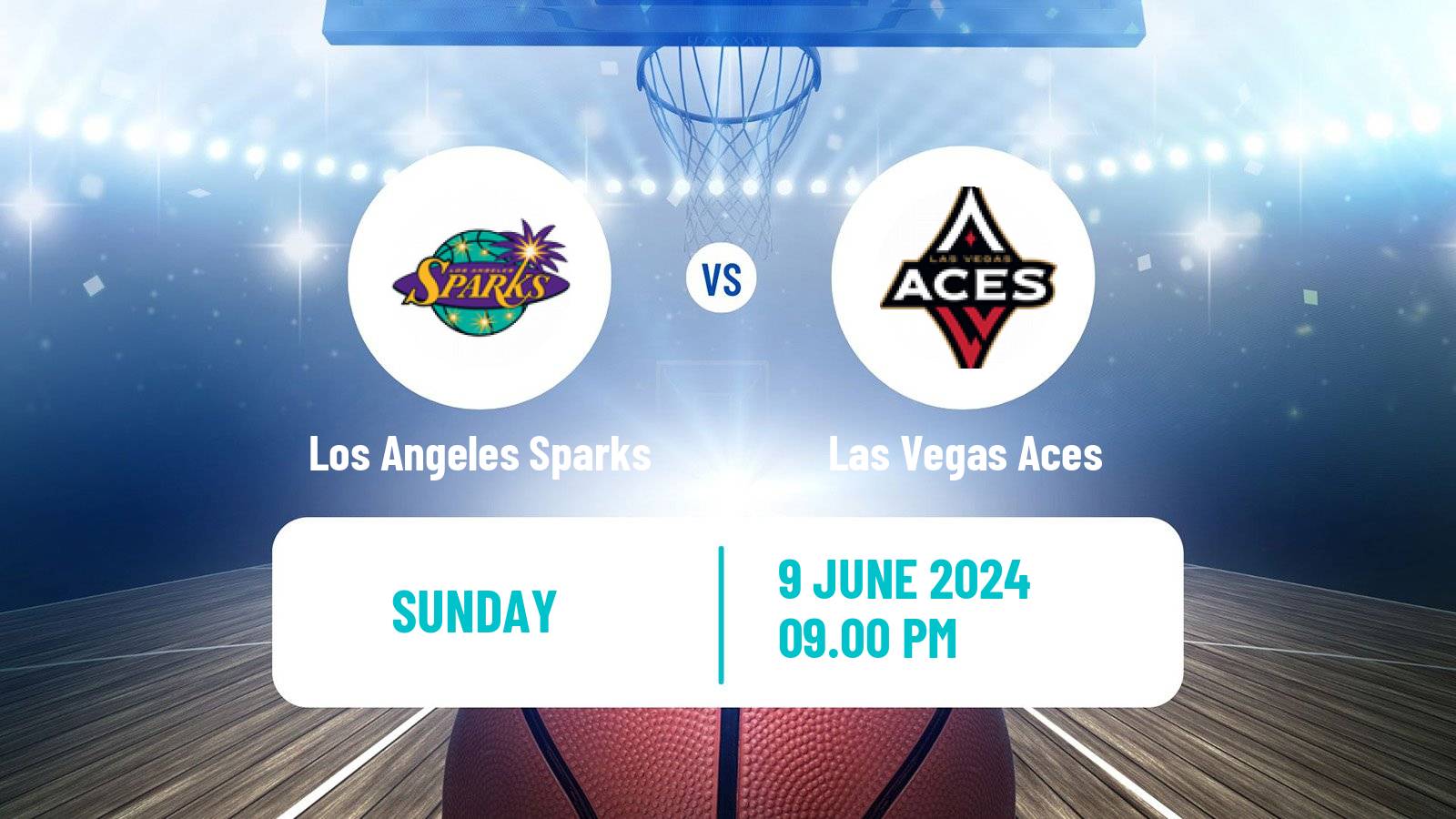 Basketball WNBA Los Angeles Sparks - Las Vegas Aces
