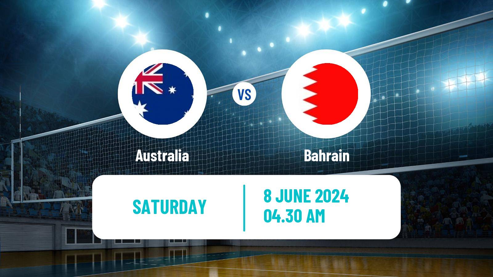 Volleyball AVC Challenge Cup Volleyball Australia - Bahrain