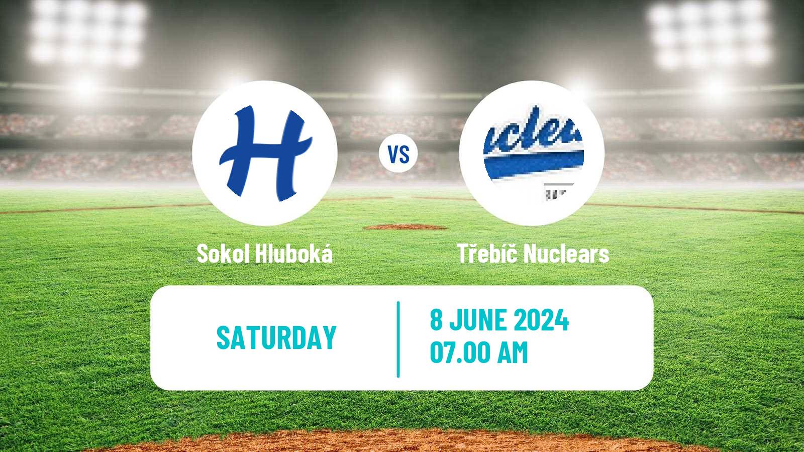 Baseball Czech Extraliga Baseball Sokol Hluboká - Třebíč Nuclears