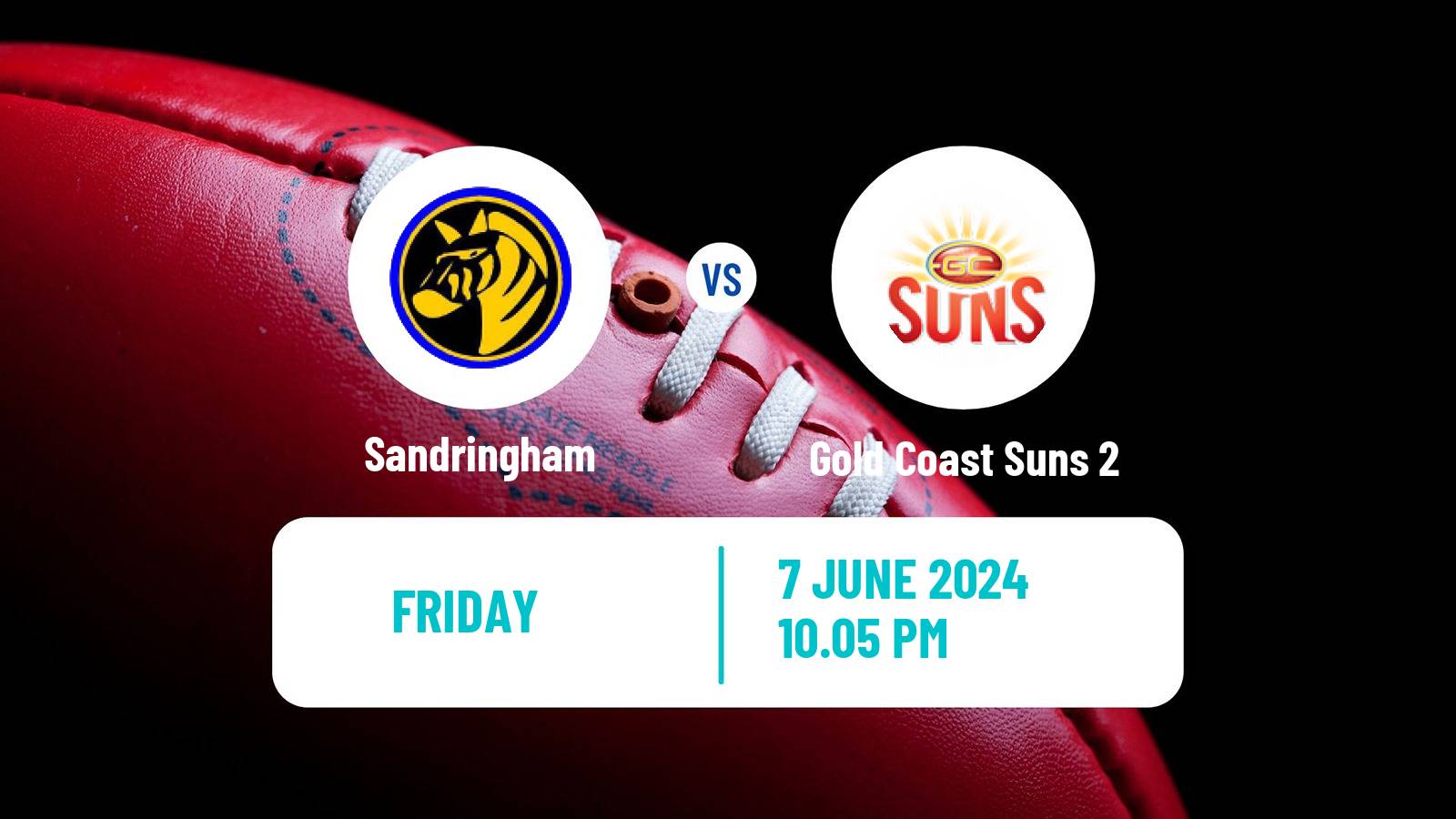 Aussie rules VFL Sandringham - Gold Coast Suns 2