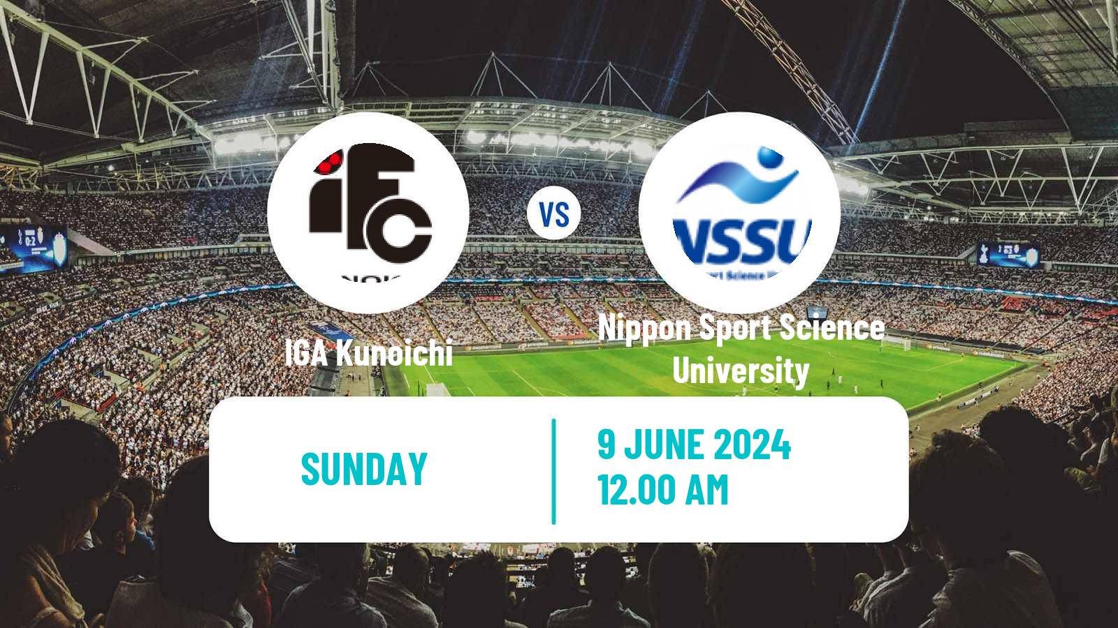Soccer Japan Nadeshiko League Women IGA Kunoichi - Nippon Sport Science University