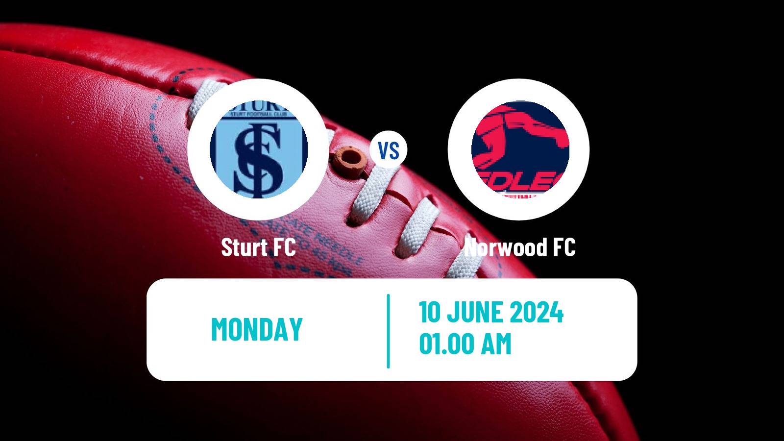 Aussie rules SANFL Sturt - Norwood