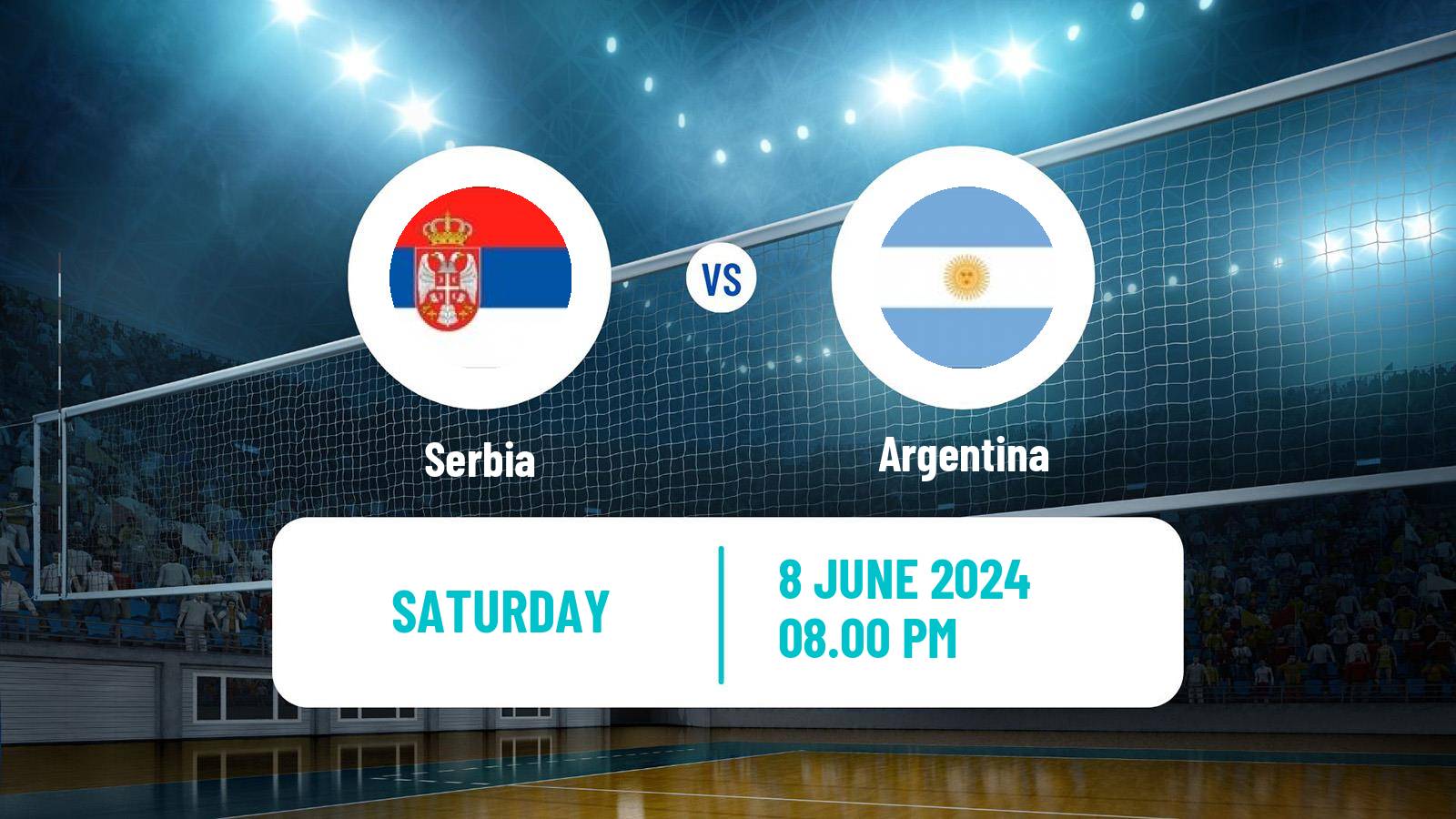 Volleyball Nations League Volleyball Serbia - Argentina