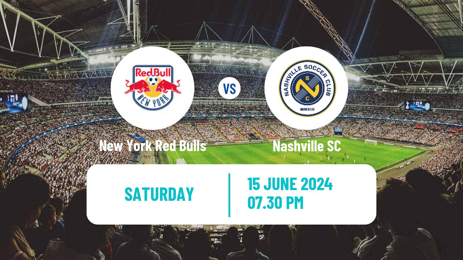 Soccer MLS New York Red Bulls - Nashville SC