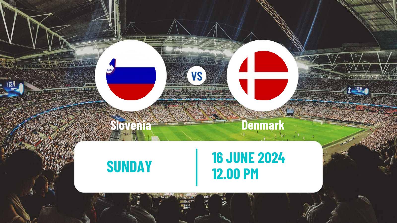 Soccer UEFA Euro Slovenia - Denmark