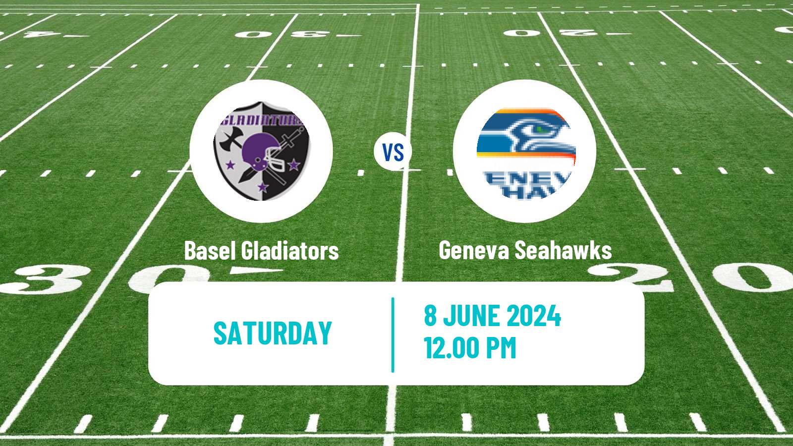 American football Swiss NLA American Football Basel Gladiators - Geneva Seahawks