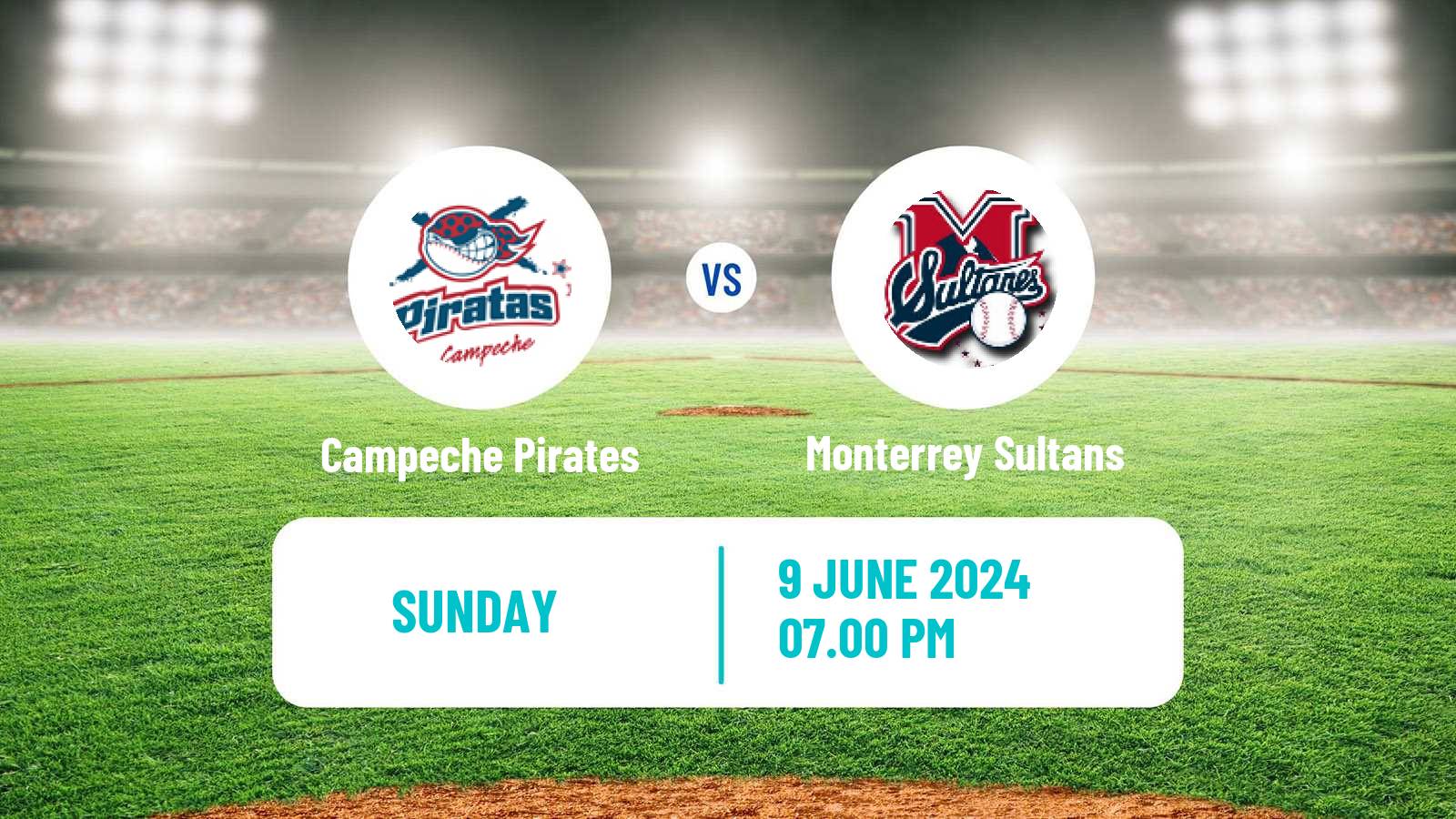 Baseball LMB Campeche Pirates - Monterrey Sultans