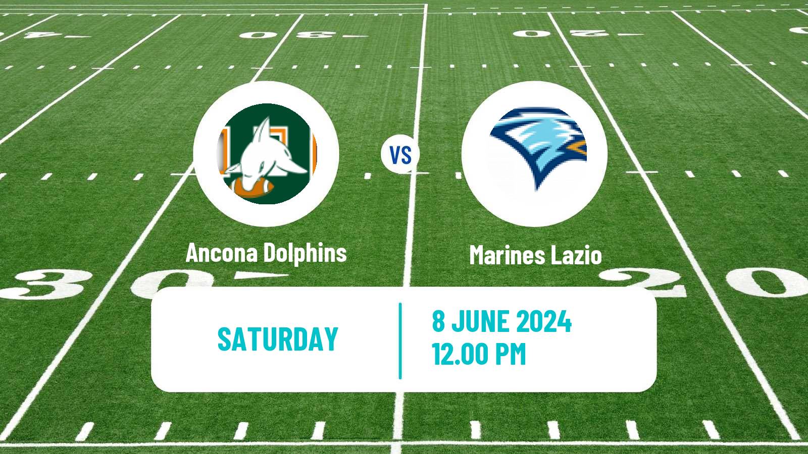 American football Italian IFL Ancona Dolphins - Marines Lazio