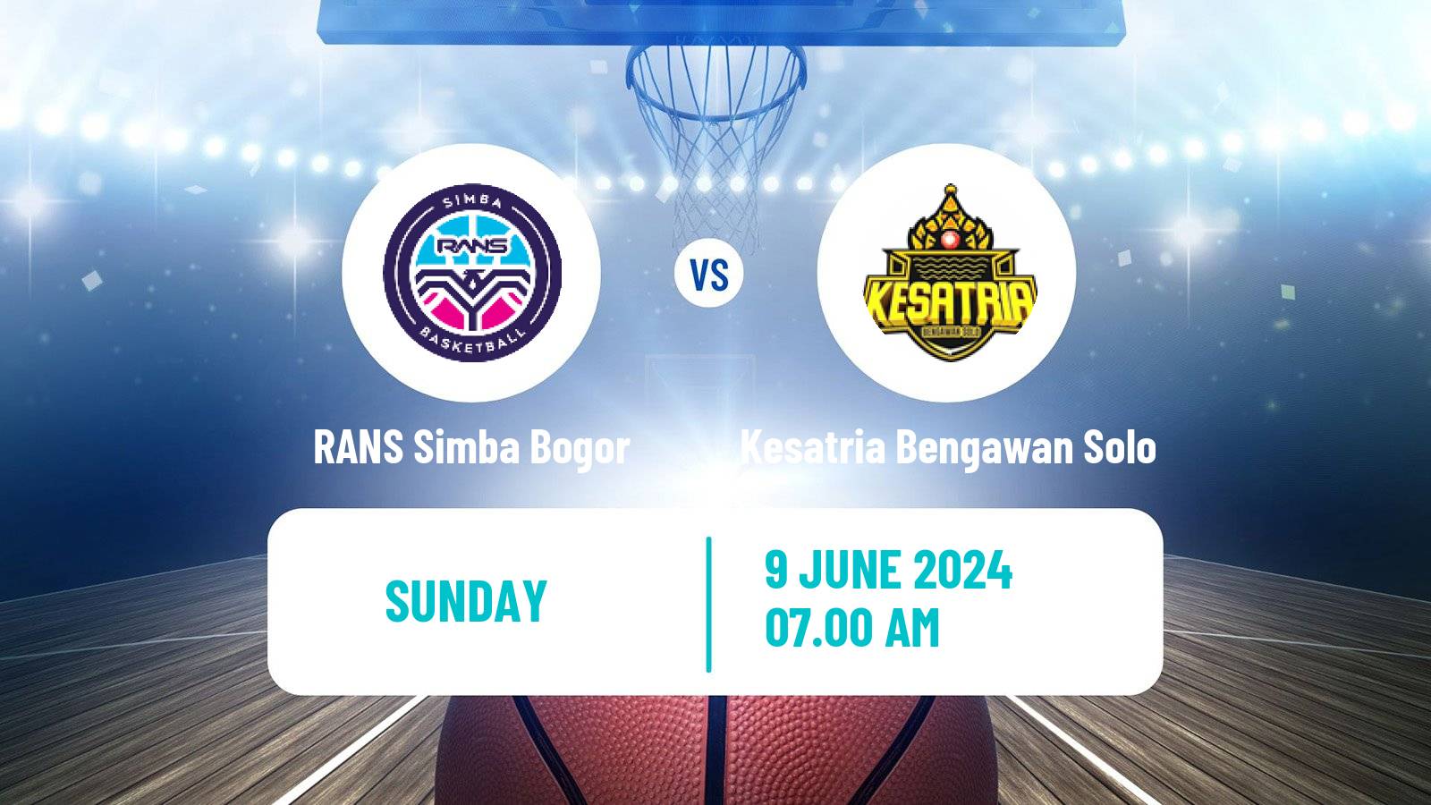 Basketball Indonesian IBL RANS Simba Bogor - Kesatria Bengawan Solo