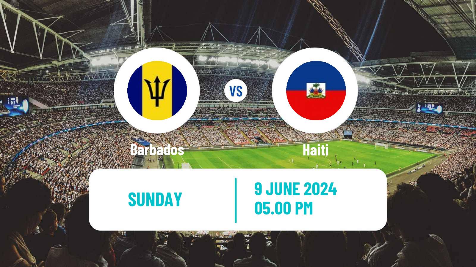 Soccer FIFA World Cup Barbados - Haiti