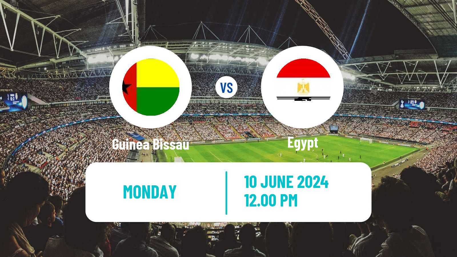 Soccer FIFA World Cup Guinea Bissau - Egypt