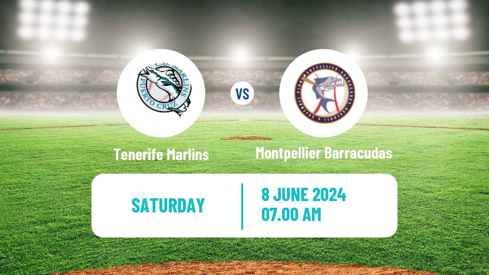Baseball Confederation Cup Baseball Tenerife Marlins - Montpellier Barracudas