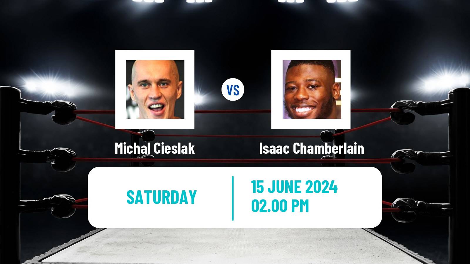 Boxing Cruiserweight EBU Title Men Michal Cieslak - Isaac Chamberlain