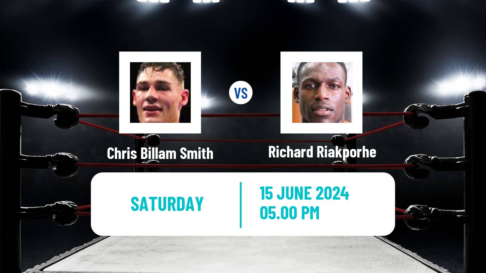 Boxing Cruiserweight WBO Title Men Chris Billam Smith - Richard Riakporhe