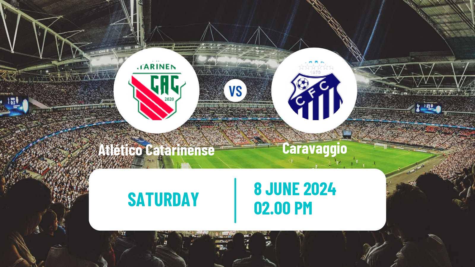 Soccer Brazilian Campeonato Catarinense 2 Atlético Catarinense - Caravaggio