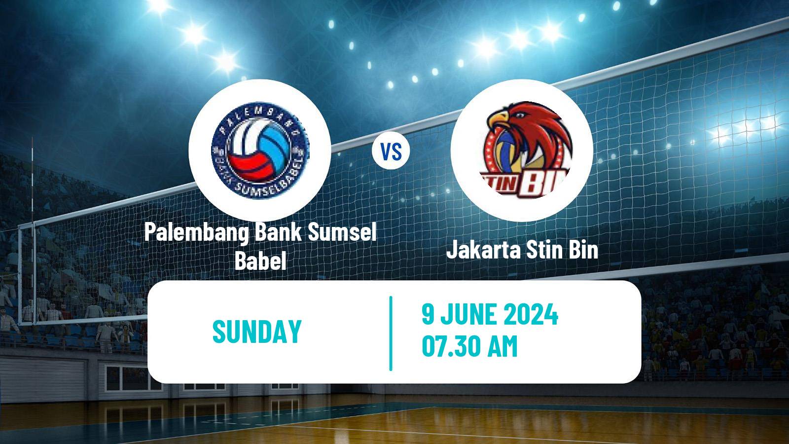Volleyball Indonesian Proliga Volleyball Palembang Bank Sumsel Babel - Jakarta Stin Bin