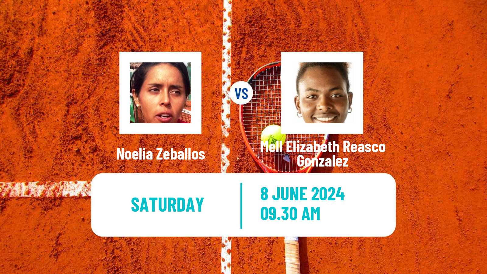 Tennis ITF W15 Santo Domingo Women Noelia Zeballos - Mell Elizabeth Reasco Gonzalez