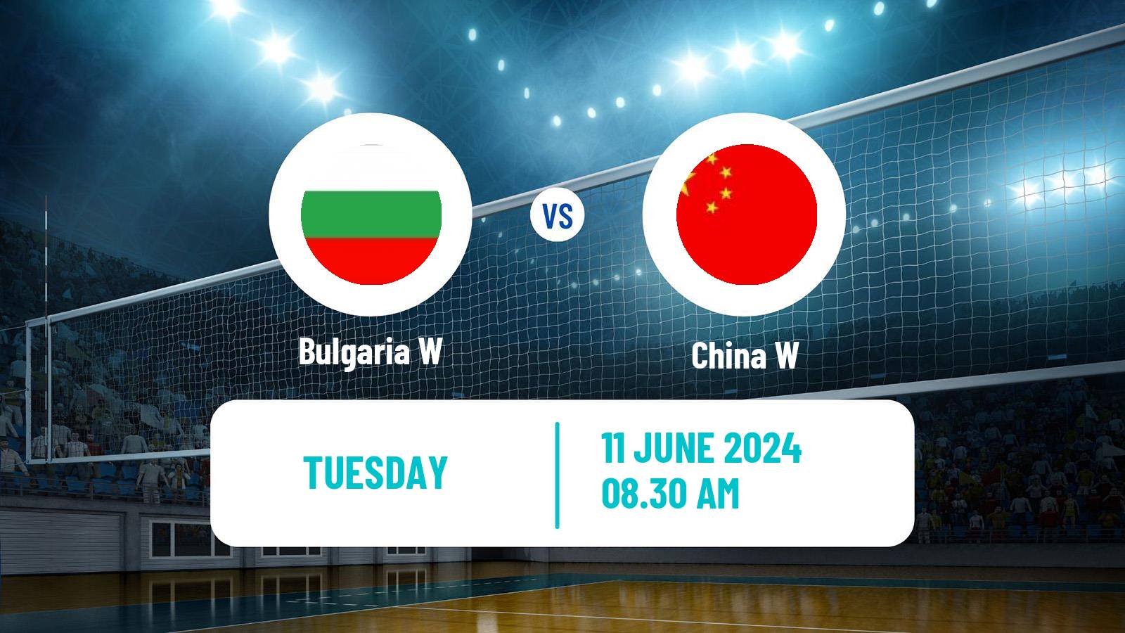 Volleyball Nations League Volleyball Women Bulgaria W - China W