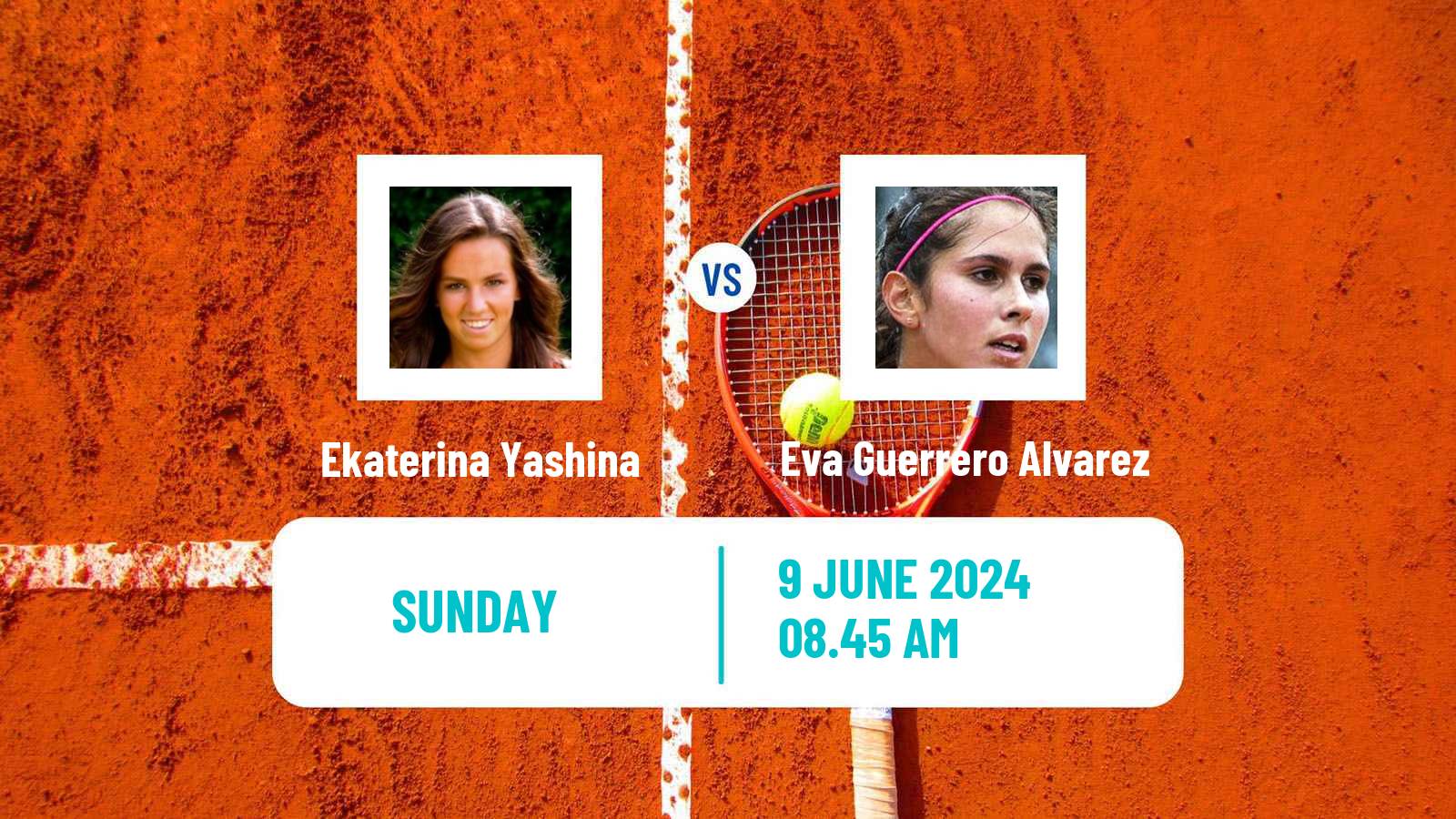 Tennis Valencia Challenger Women Ekaterina Yashina - Eva Guerrero Alvarez
