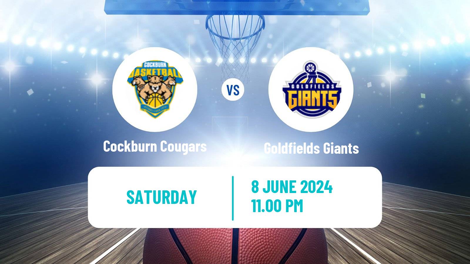 Basketball Australian NBL1 West Women Cockburn Cougars - Goldfields Giants