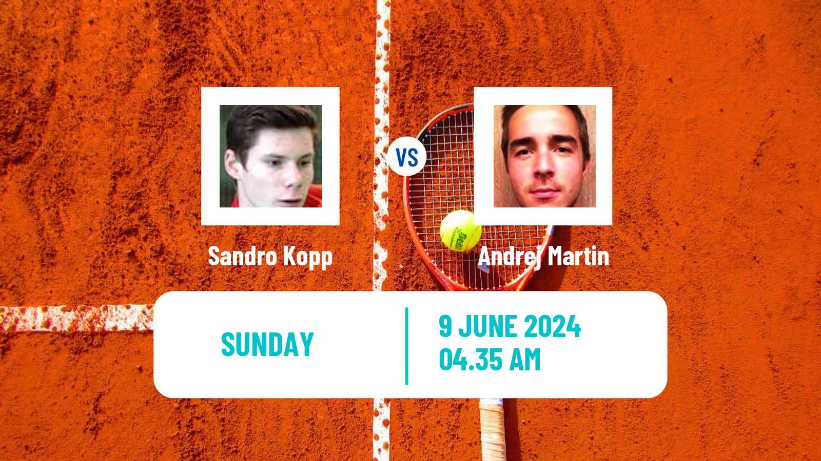 Tennis Bratislava Challenger Men Sandro Kopp - Andrej Martin