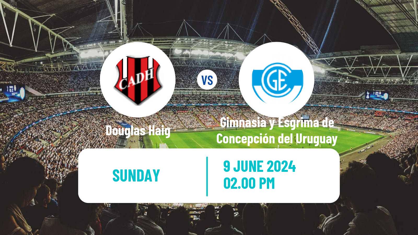 Soccer Argentinian Torneo Federal Douglas Haig - Gimnasia y Esgrima de Concepción del Uruguay