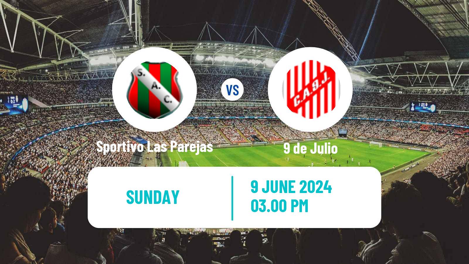 Soccer Argentinian Torneo Federal Sportivo Las Parejas - 9 de Julio