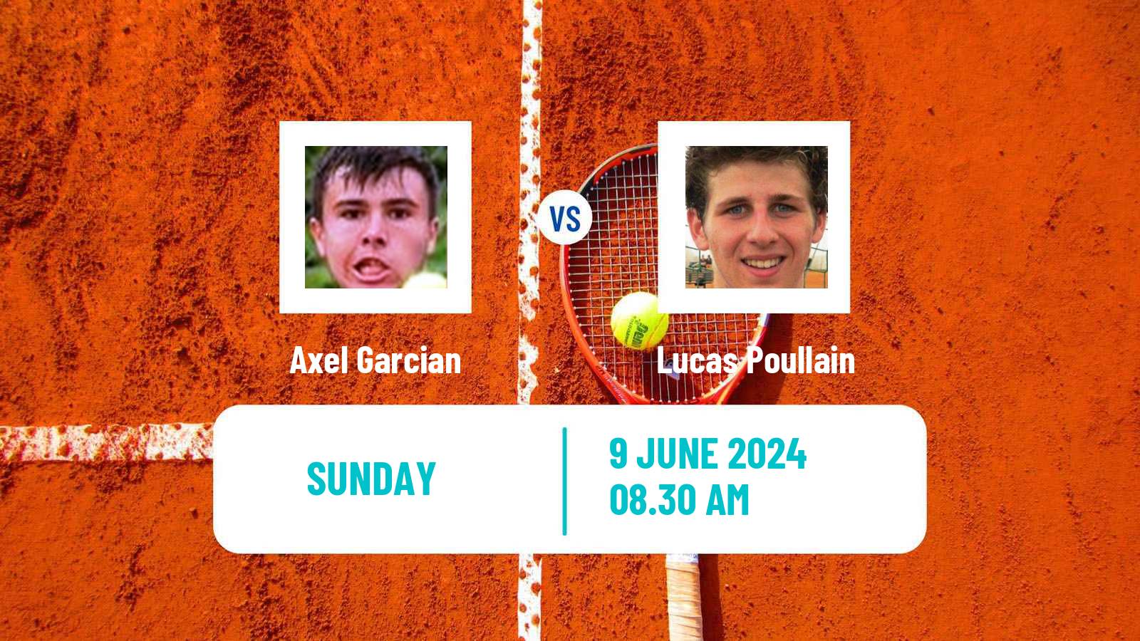 Tennis Lyon Challenger Men Axel Garcian - Lucas Poullain