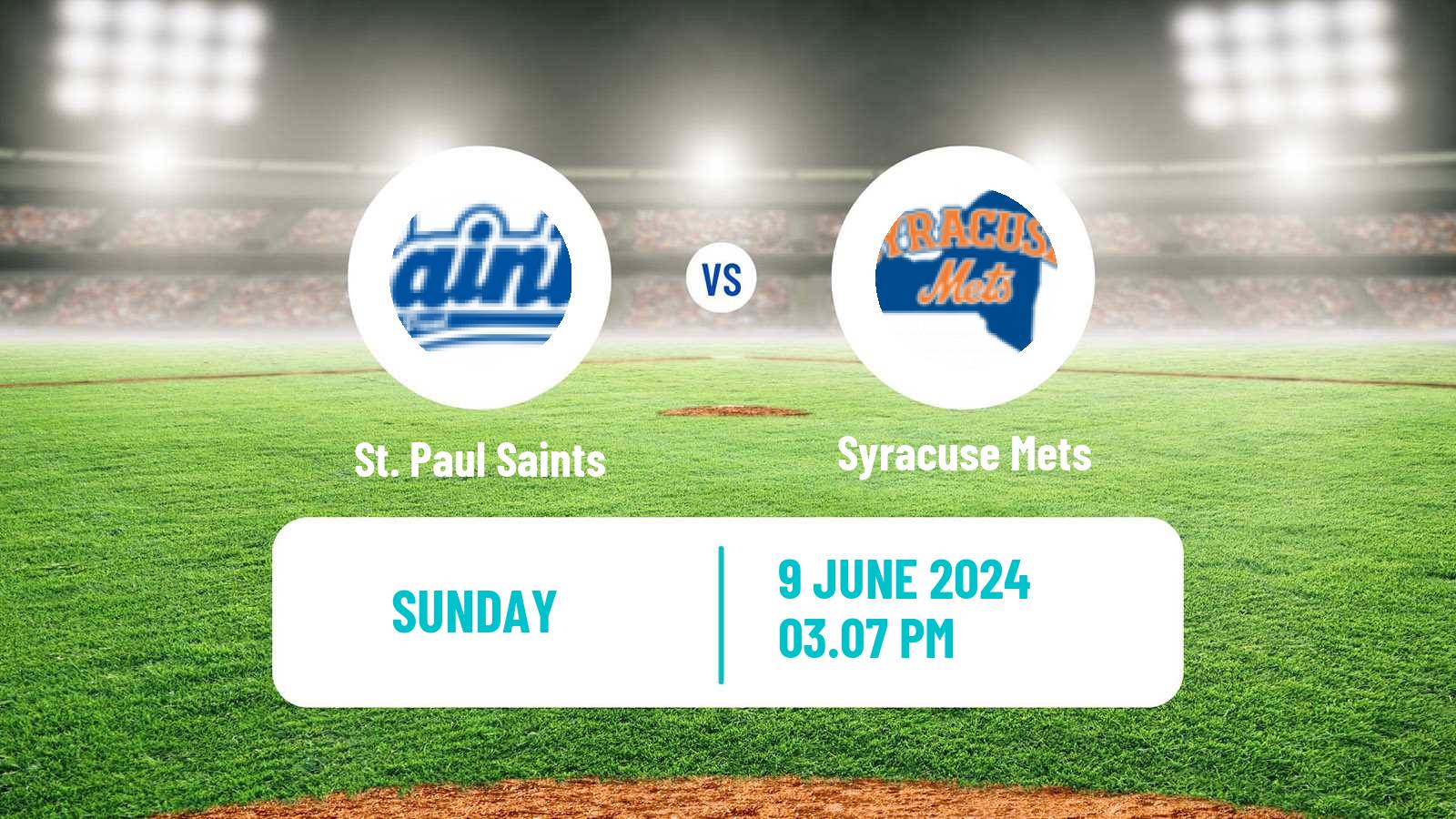 Baseball IL St. Paul Saints - Syracuse Mets