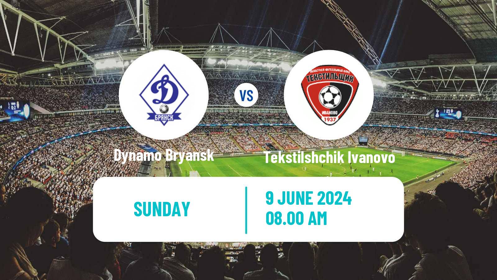 Soccer Russian FNL 2 Division A Silver Dynamo Bryansk - Tekstilshchik Ivanovo