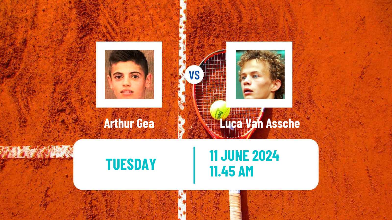 Tennis Lyon Challenger Men Arthur Gea - Luca Van Assche