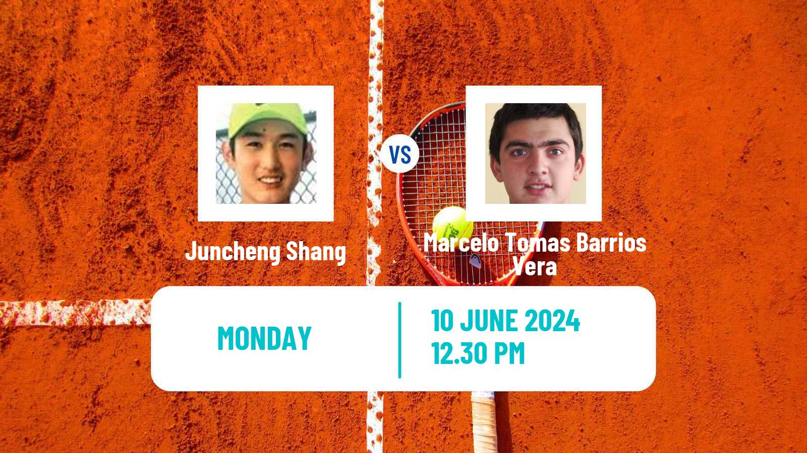 Tennis Nottingham Challenger Men Juncheng Shang - Marcelo Tomas Barrios Vera