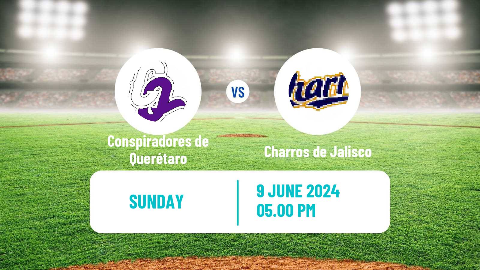 Baseball LMB Conspiradores de Querétaro - Charros de Jalisco