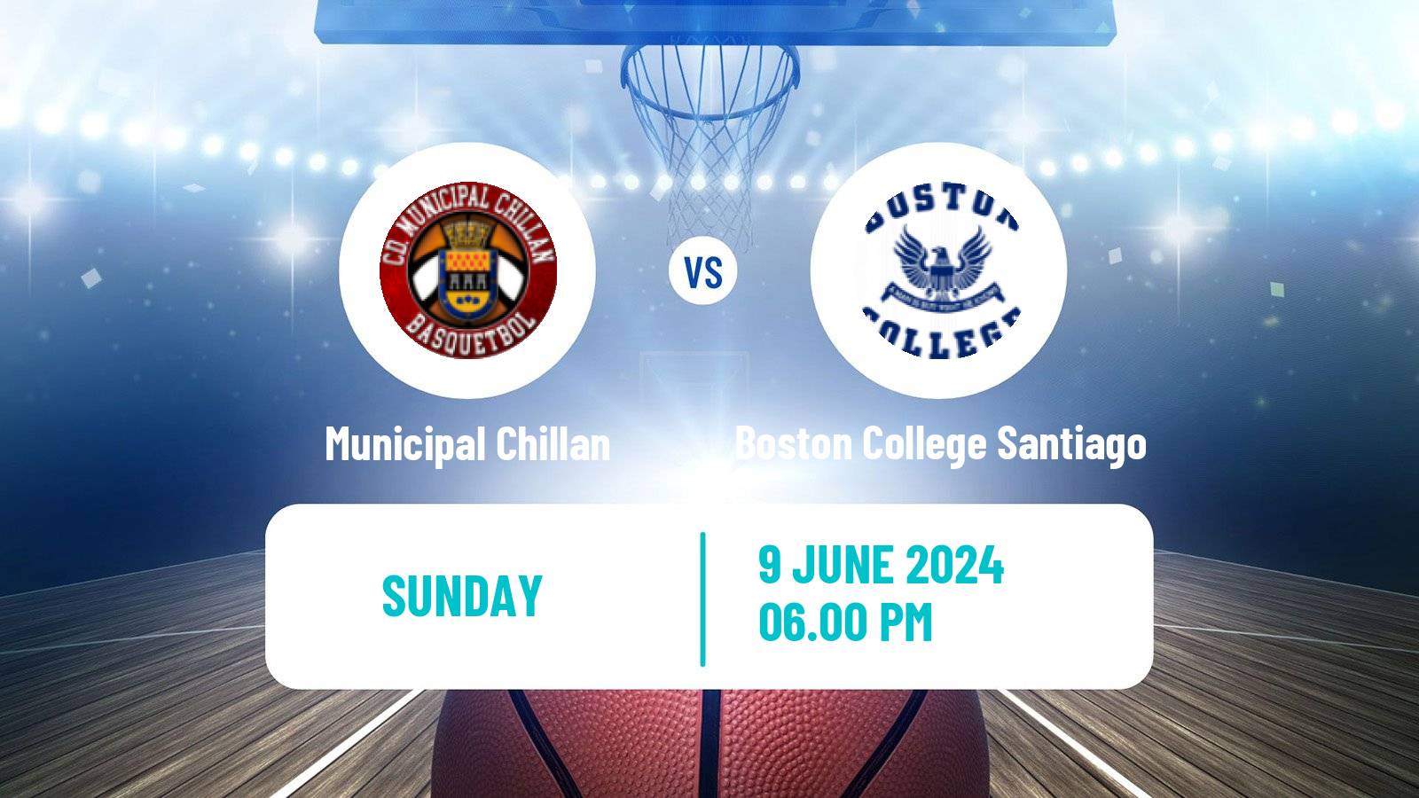 Basketball Chilean LNB 2 Municipal Chillan - Boston College Santiago