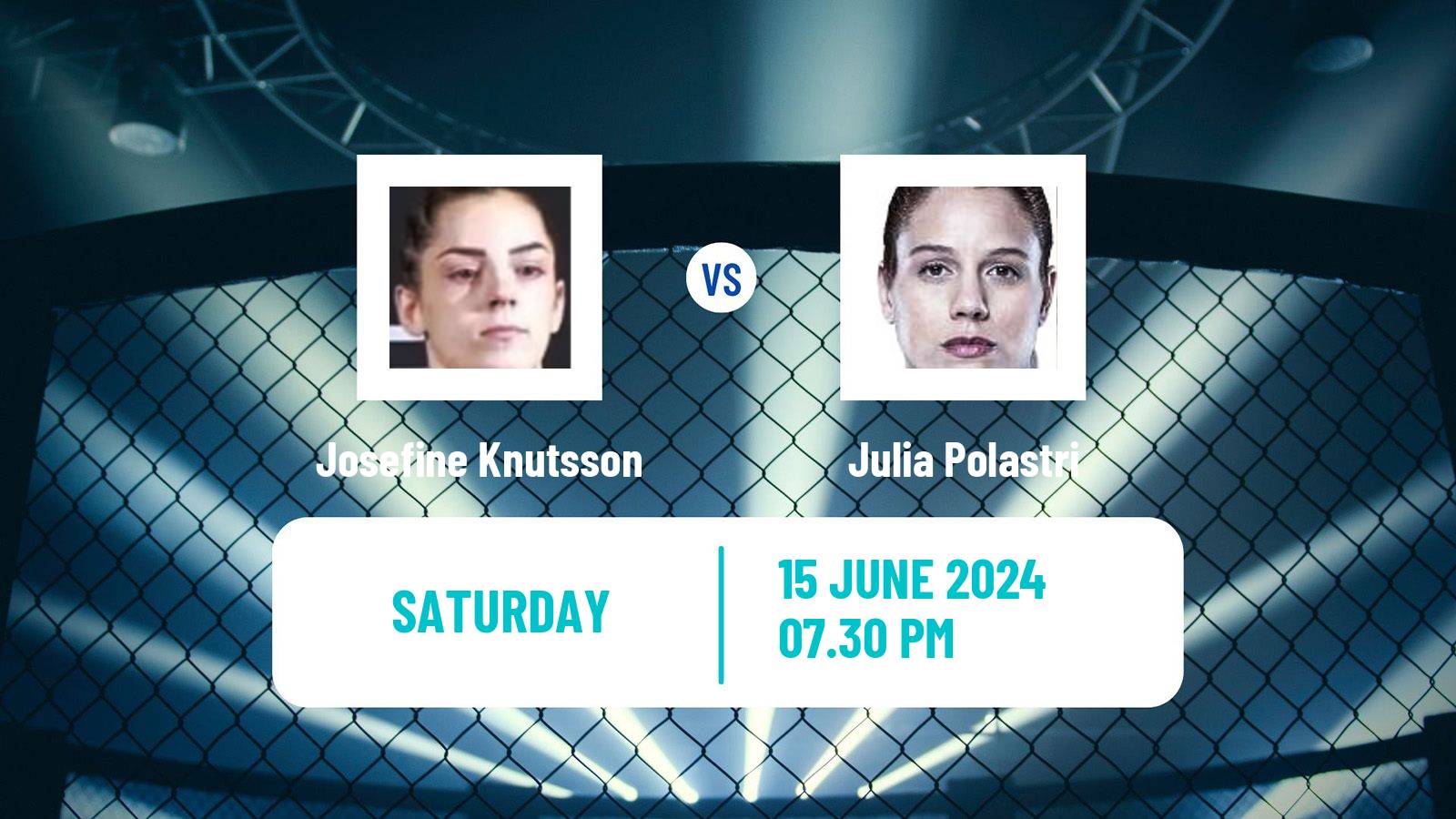 MMA Strawweight UFC Women Josefine Knutsson - Julia Polastri