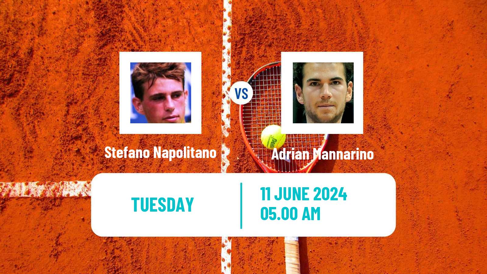 Tennis ATP Hertogenbosch Stefano Napolitano - Adrian Mannarino