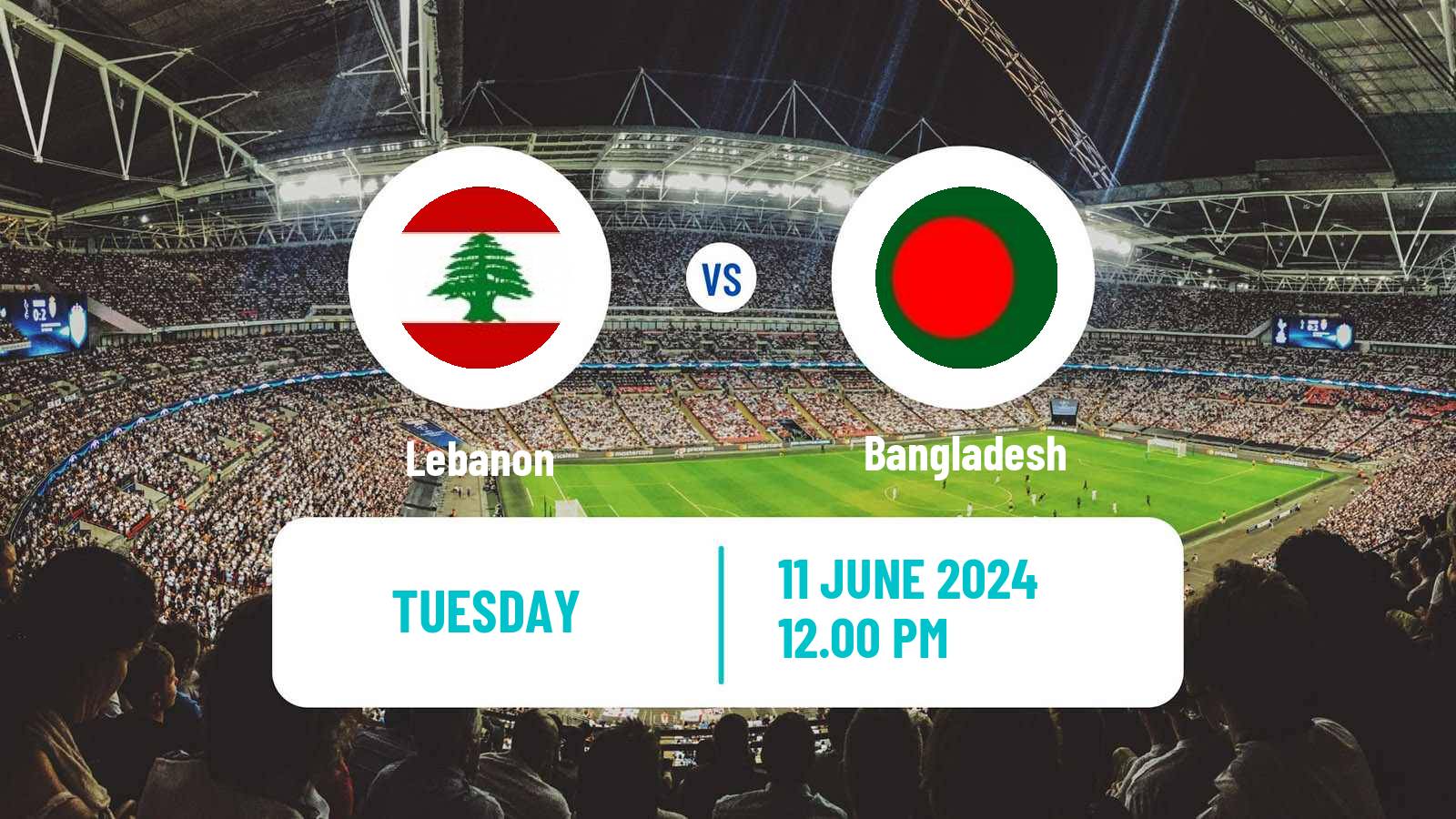 Soccer FIFA World Cup Lebanon - Bangladesh