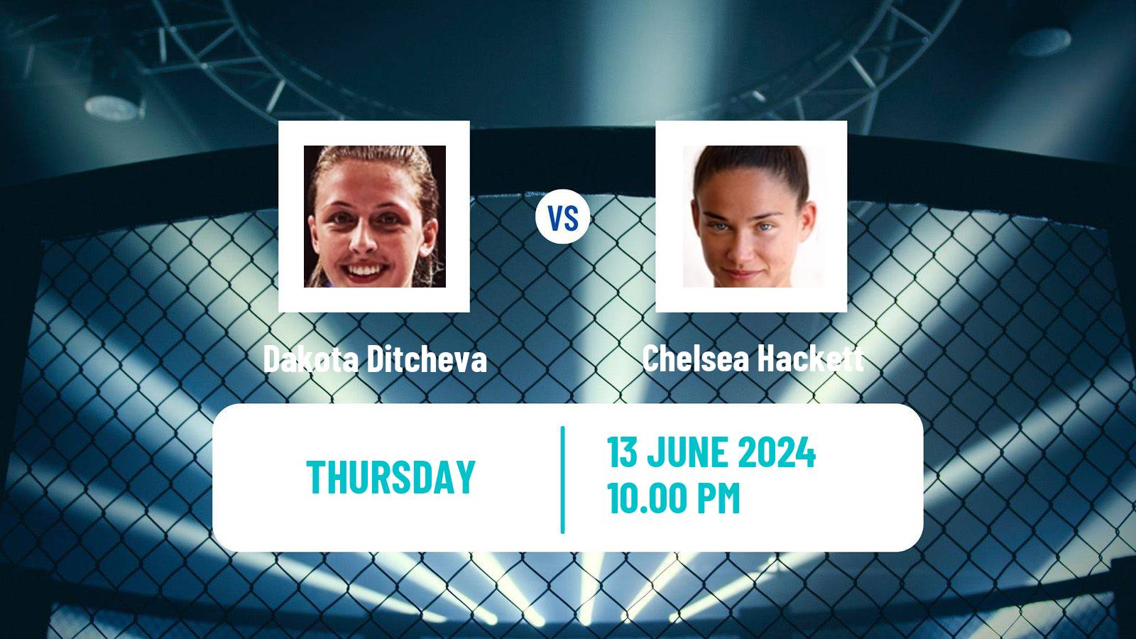 MMA Flyweight Pfl Women Dakota Ditcheva - Chelsea Hackett