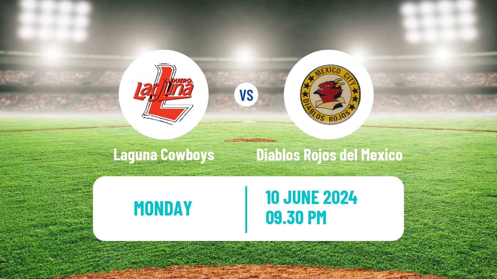 Baseball LMB Laguna Cowboys - Diablos Rojos del Mexico