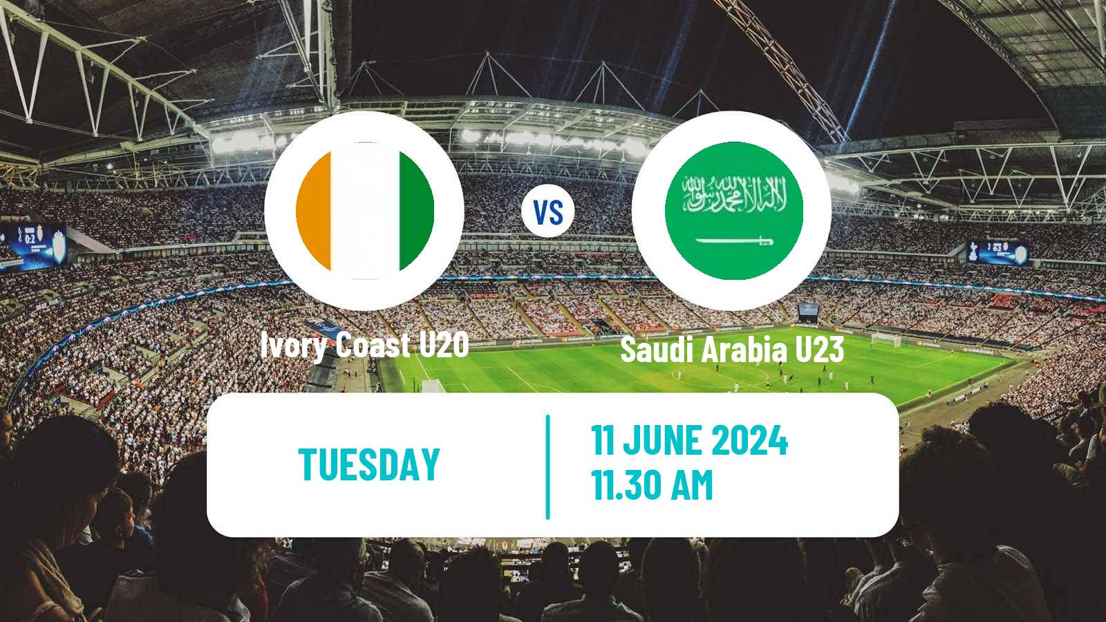 Soccer Maurice Revello Tournament Ivory Coast U20 - Saudi Arabia U23