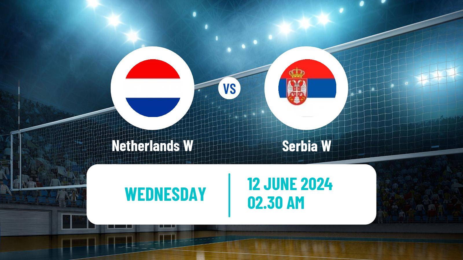 Volleyball Nations League Volleyball Women Netherlands W - Serbia W