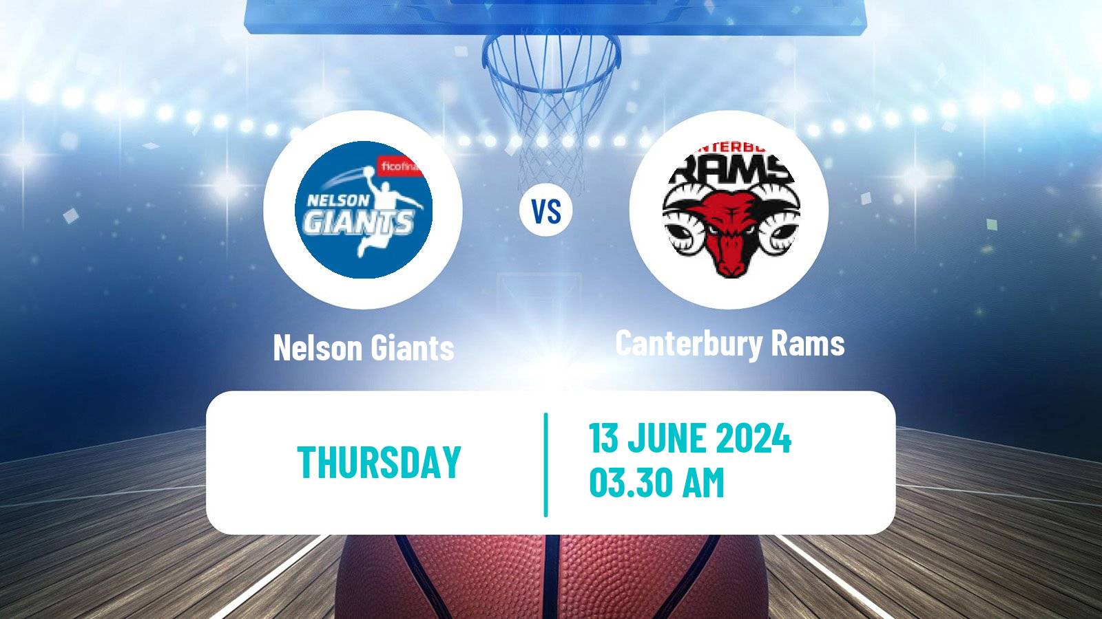 Basketball New Zealand NBL Nelson Giants - Canterbury Rams